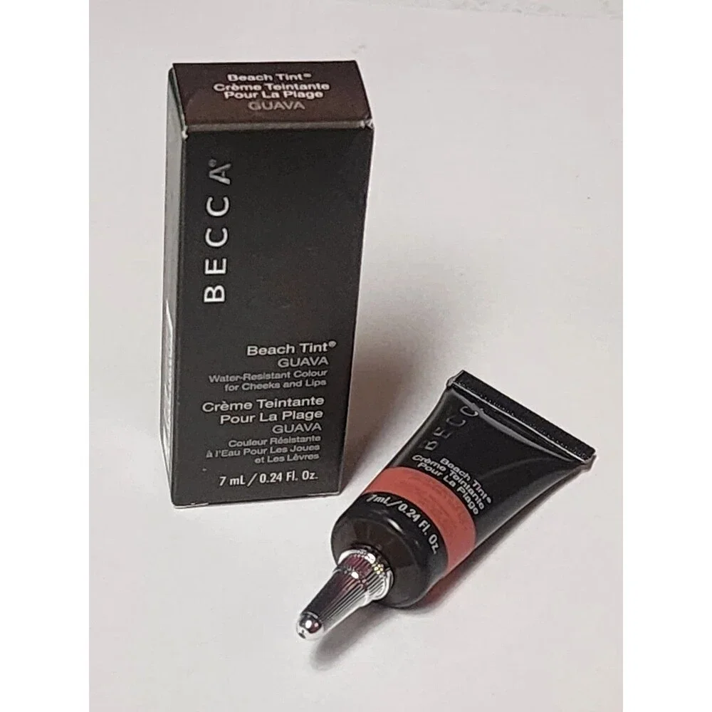 NIB Becca Beach Tint Guava Lips and Cheeks Water Resistant 7ml